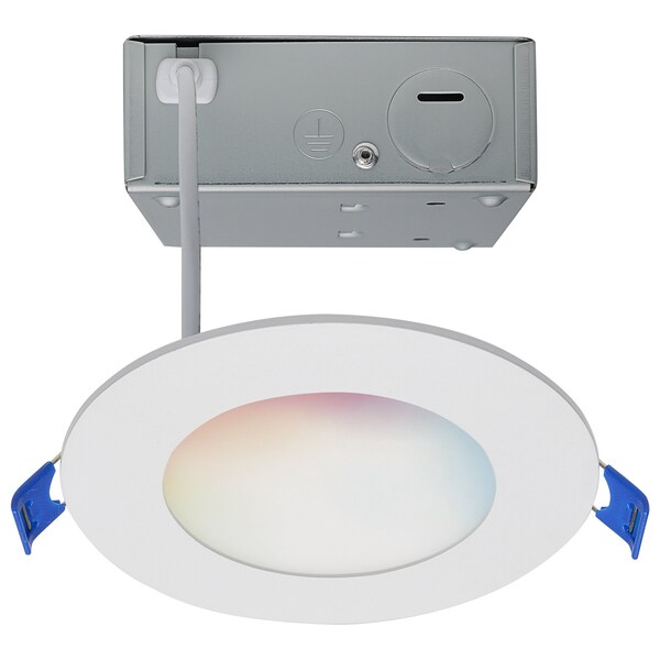 Satco 9W LED DW LP DL - 4 in. Rnd - Starfish IOT Tunable White and RGB - 120V 90 CRI White S11560 - main